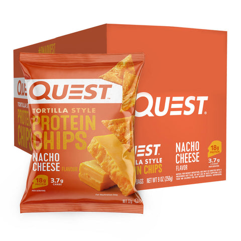 Nacho Cheese Tortilla Style Protein Chips