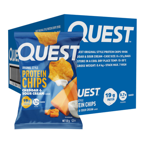 Cheddar & Sour Cream Protein Chips
