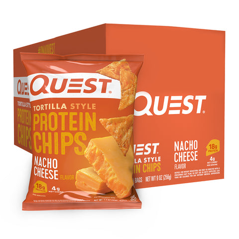 Nacho Cheese Tortilla Style Protein Chips