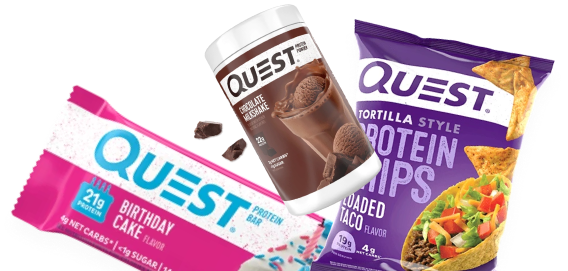 Quest Shake, Cookies and Chips